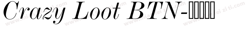 Crazy Loot BTN字体转换